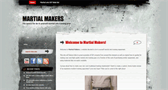 Desktop Screenshot of martialmakers.com